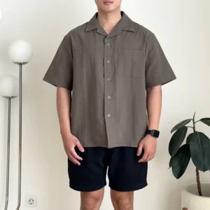 GM88 Kemeja Pria Boxy Premium Oversized Shirt Polos All Size