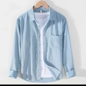 Gunungmas Kemeja Pria Lengan Panjang Premium SoftBlue